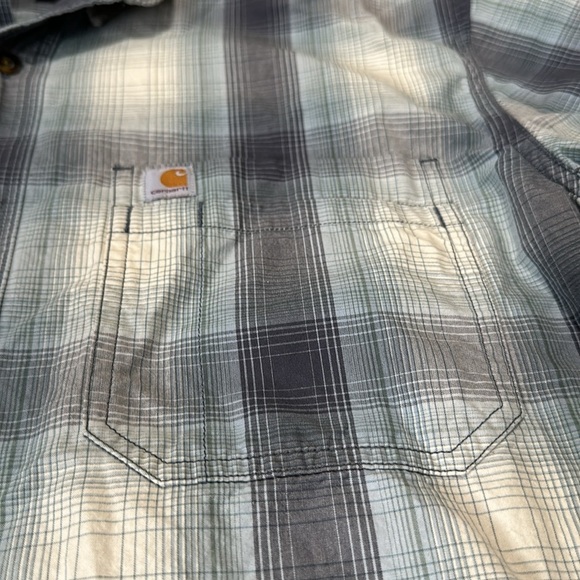 Carhartt Blue Plaid Shirt Sleeve Button Up Relaxed Fit XL
Casual workwear - Picture 2 of 6